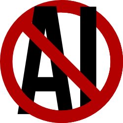 Schild: No AI